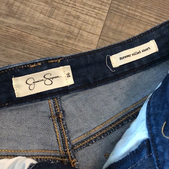 Jessica Simpson Forever Rolled Jean Shorts - Picture 4 of 7